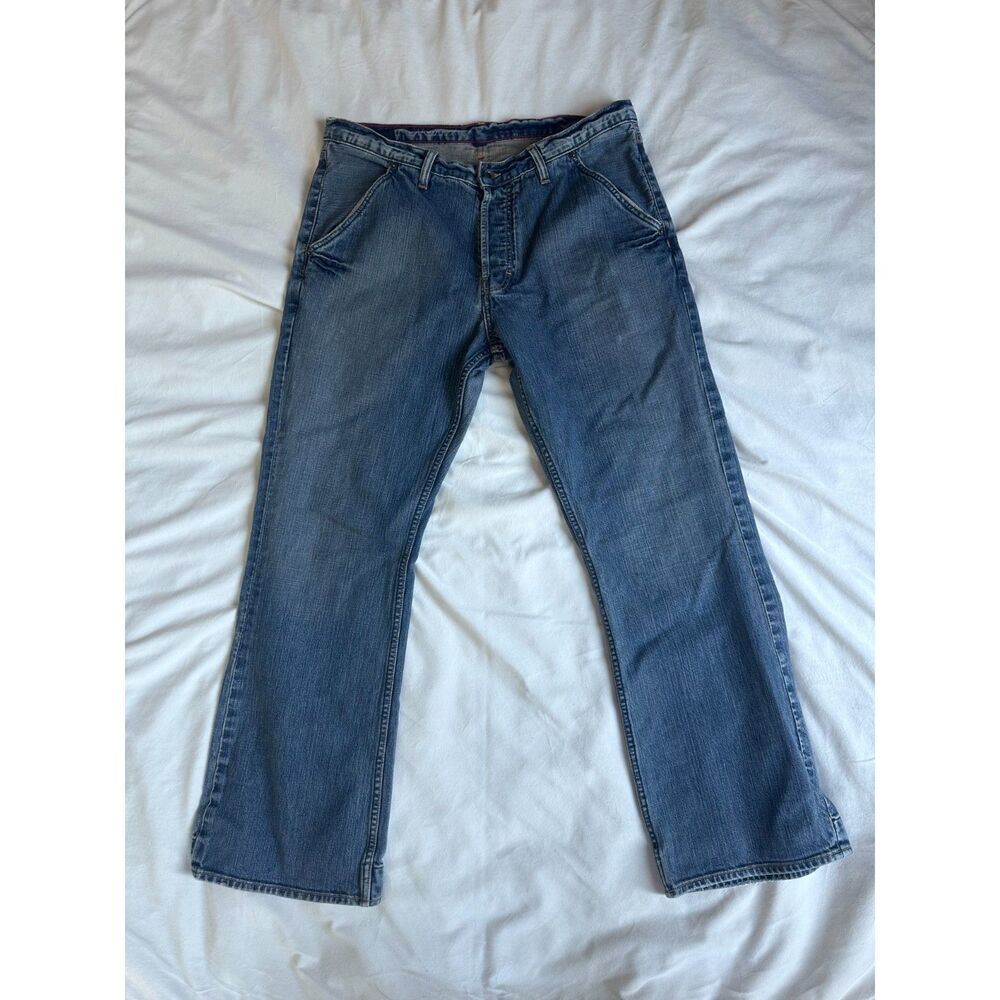 Banana Republic Men's Utility Jeans 35x32 Medium Wash Straight Fit